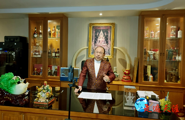 3 泰国泰亞傳媒集團董事局主席吳南江先生正在讲述关公忠义文化.jpg